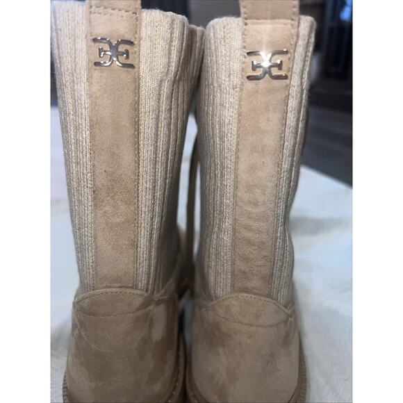 Sam Edelman Women's Lydell Combat Boot Sesame 8.5 Medium - Picture 4 of 10